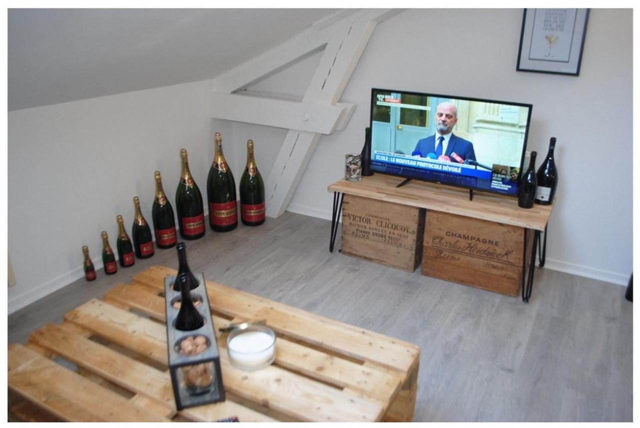 Studio Champagne Lejlighed Reims Eksteriør billede